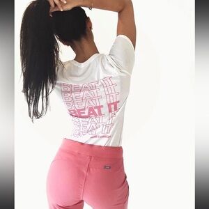 LIMITED EDITION Beat it pink scrub set